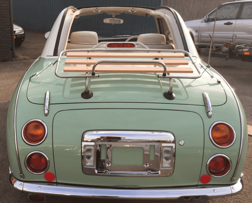Nissan Figaro Emerald Green bagagerek